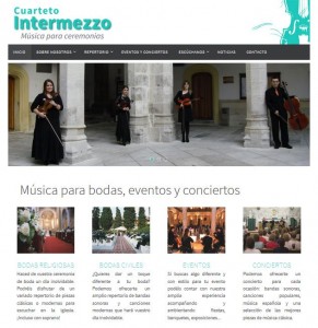 Nueva web del Cuarteto Intermezzo